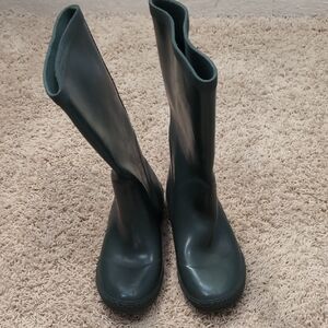 L.L. Bean Kid's Wellie Green Boots